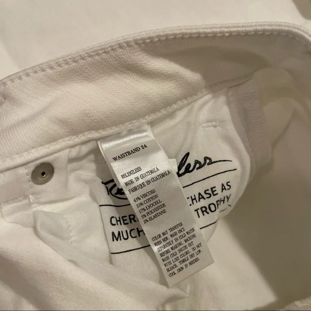 Relentless by Ariat white skinny jeans 24 NWT - Picture 4 of 6